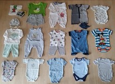 JUNGE Baby Paket Erstausstattung Gr. 50/56 62/68,  21 Teile 