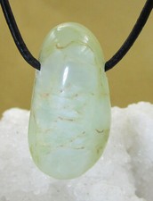 Chrysopras trommelstein - chrysopras,