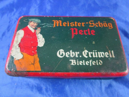 Blechdose gebrüder crüwell - blechdose,