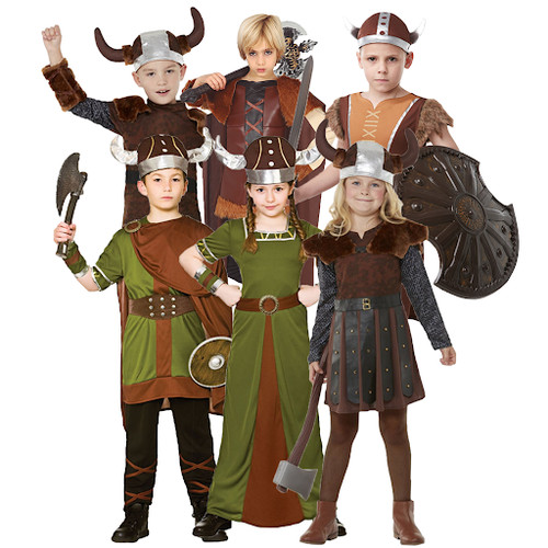 Wikinger barbar kinder kostüm - barbar,
