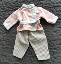 hübsches altes  Puppenoutfit Jacke Hose / Hausanzug  f. Käthe Kruse o.a.Puppen
