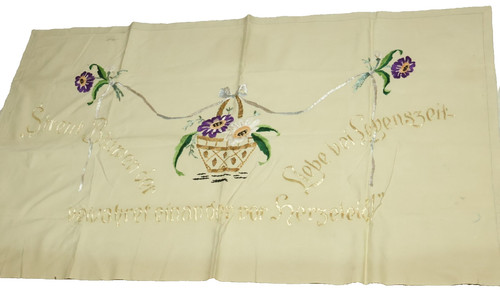 Altes sticktuch tischdecke - altes,