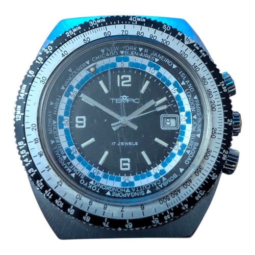 Tempic worldtimer herrenuhr - tempic, 17