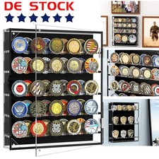 Münzvitrine mit Fünf Schichten Wandmontage Tisch Herausforderungs-Münzen Vitrine