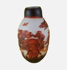 Überfangglas Vase Glasvase