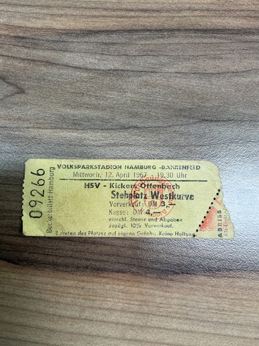 Ticket eintrittskarte hsv - ticket,