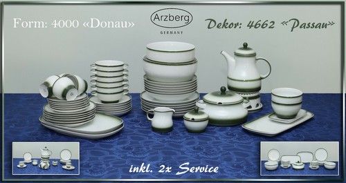 Arzberg form 4000 donau dekor - 4000,