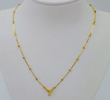 Collier in 14 Kt/585 Gelbgold mit Brillant ca. 0,1 ct.!