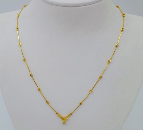 Collier 585 gelbgold - collier, in