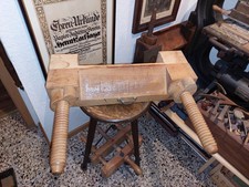 BUCHBINDER Schöne VERGOLDE KLOTZPRESSE Buchpresse BUCHBINDEREI Buchbinden