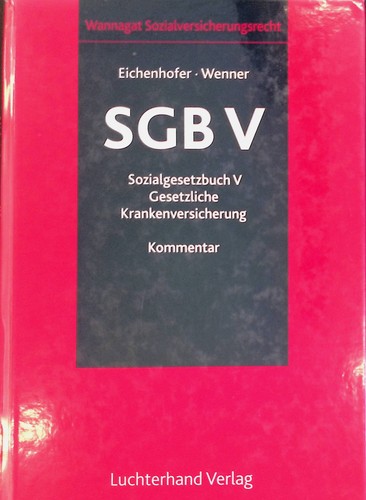 Sgb sozialgesetzbuch v - sgb, v;