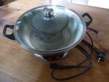 Unold Thai-Grill, Feuertopf, Fondue elektrisch Edelstahl