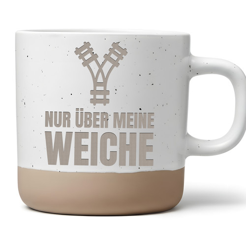 Eisenbahn tasse nur über - eisenbahn,
