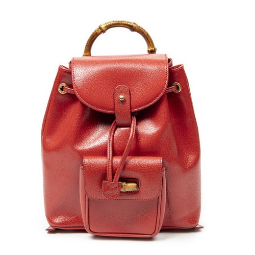 Gucci mini bamboo backpack - gucci,