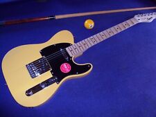 Scalloped SQUIER Telecaster  Sonic butterscotch playing ala Yngwie,Ritchie&Co!