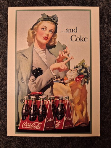 Coca cola postkarte - , 1946
