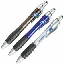 HSV Kugelschreiber 3er Set Schreiber Stifte Logo silber schwarz HSV Fanartikel