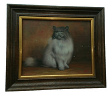 Ölgemälde Katze Tiermaler