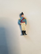 Ü Ei- Altfiguren - Soldaten (1977/78)-Soldat mit Federbusch, hellblau TOPZUSTAND