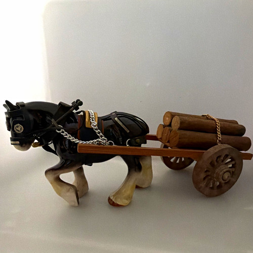 Vintage keramik auenland pferd - auenland,