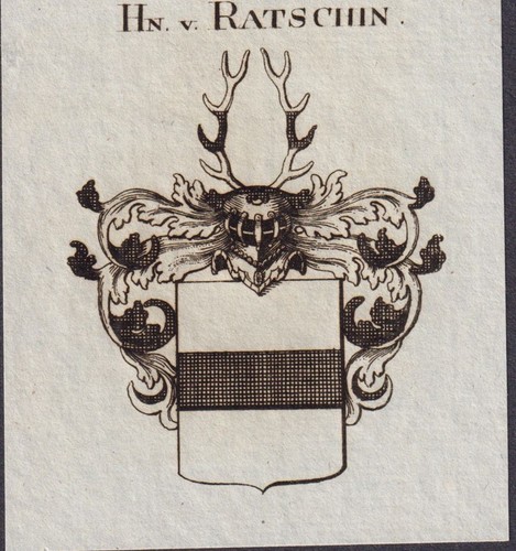 Ratschin wappen coat - wappen, of