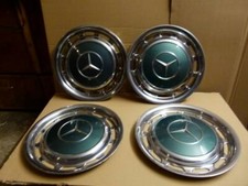 Mercedes Oldtimer Radkappen Chrom 14"    39cm   4 Stück