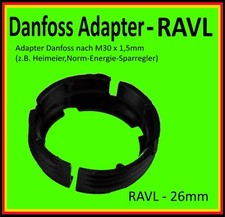 ⭐️ ?% ? 1 x Adapter RAVL - 26mm Danfoss auf Thermostat M30x1,5mm Heimeier usw 