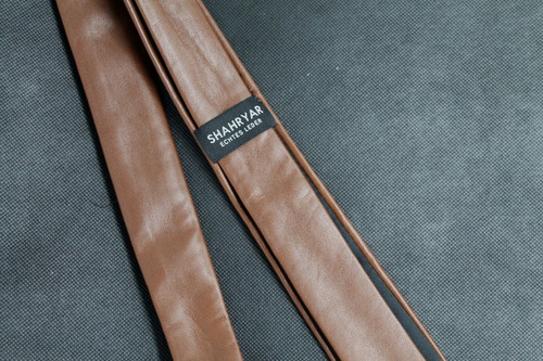 Leder krawatte tie nappaleder - krawatte/tie,