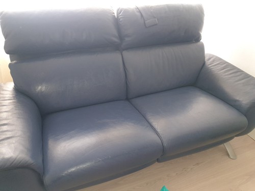 Zweier ledersofa aber einzelne - zweier,