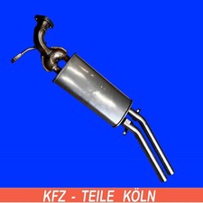 Edelstahl mittelschalldämpfer - edelstahl,