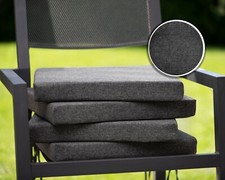 4er Set Stuhlkissen 40x40cm