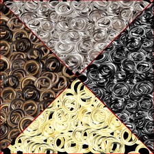 Öse mit Unterlegscheibe Leder