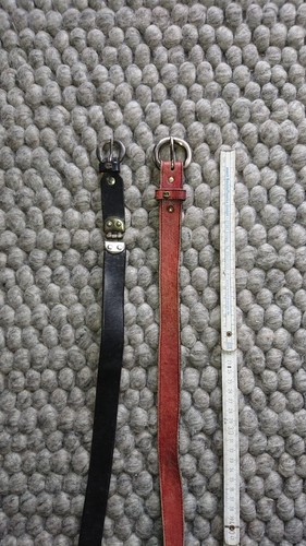 Vintage aigner ledergürtel - 2x,