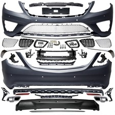 Chrom-Edition Stylingkit Front +Heck +Blenden für Mercedes S-Klasse W222 S65 AMG