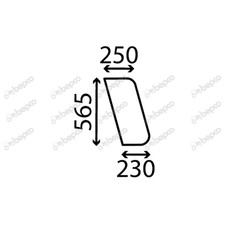 Seitenscheibe für Ford / New Holland 2000 2600 3000 3600