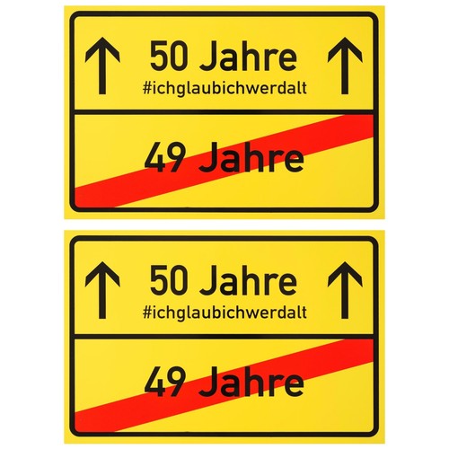 Ortsschild zum geburtstag - 50.geburtstag, 2