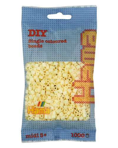 1000 midi bügelperlen creme - bügelperlen,