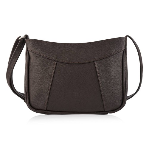 Kleine braune leder posttasche - braune, leder-posttasche