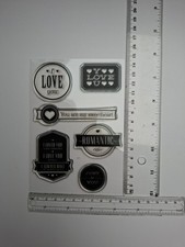 Verschiedene Stempelsets Liebe Hochzeit Verliebt Clearstamps Klarsichtstempel