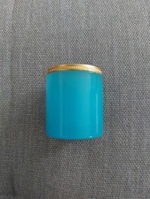 Vintage Becher Opalglas Blau