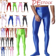 DE Herren Glänzende Leggings