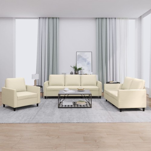 Tlg sofagarnitur stoff sofa - 3-tlg.,