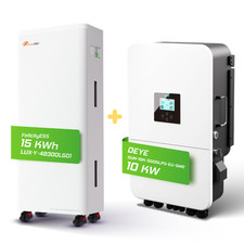Komplettset Solaranlage mit Speicher 15 KWH Felicity 10 KW Wechselrichter Deye