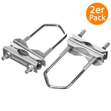 2x Mast Doppelschelle 17 cm