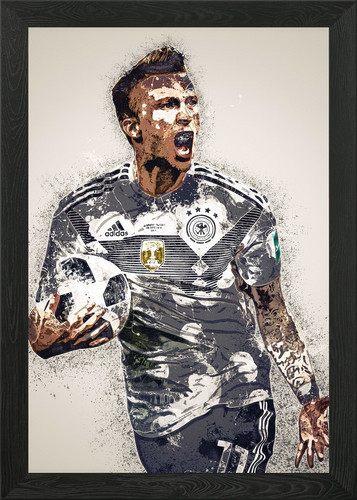 Marco reus splatter gerahmtes - marco,