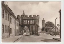 AK  Jüterbog  1968 Ortsblick mit Wartburg Auto