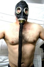 Gasmaske gummischlauch fetisch - gasmaske,