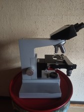 Leitz Wetzlar SM-LUX 020-441.010 Labor Mikroskop, 4 Mikroskopobjektive