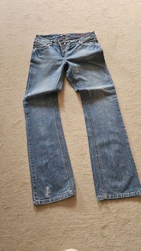 Jeans oliver blau strass - blau,