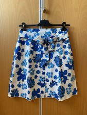 MAX & Co. Rock Gr. DE 38 / IT 44 in wollweiß/ blau NEU